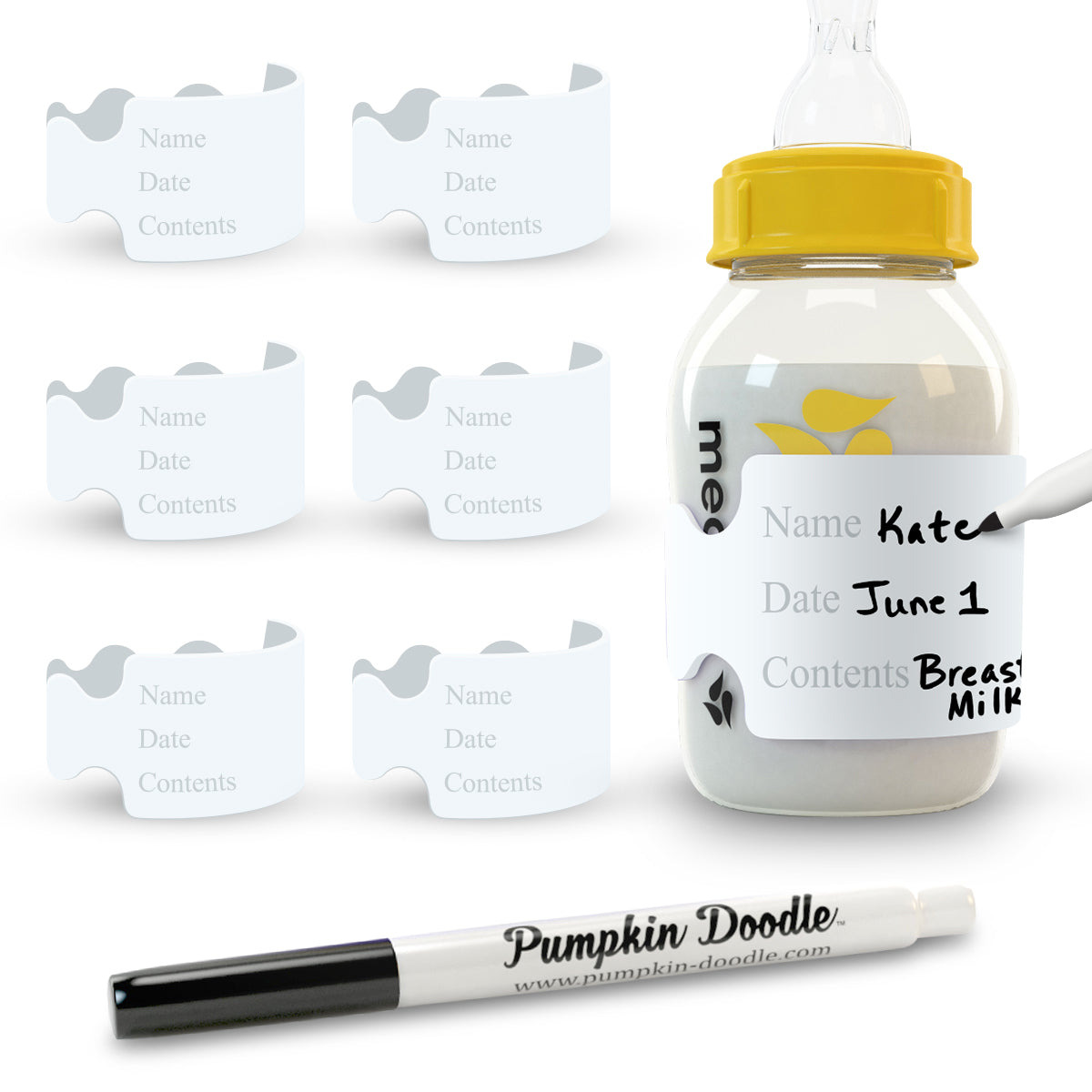 PACK of 2 Personalized Daycare Labels / Baby Bottle Labels / Sippy